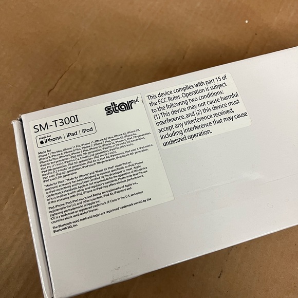 Star Micronics, SM-T300I-DB50, Durable Portable Receipt Printer, 3" - Picture 3 of 12